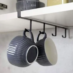 Accroche tasses noir pour placard