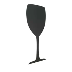 Ardoise murale en forme de verre