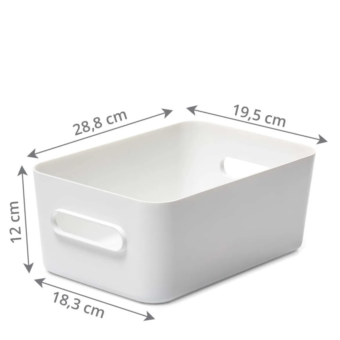 Bac de rangement blanc M