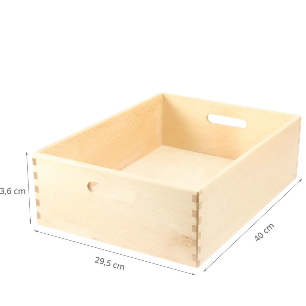 Bac de rangement en bois pour cuisine M
