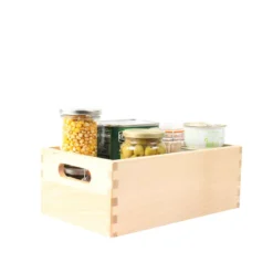 Bac de rangement en bois S