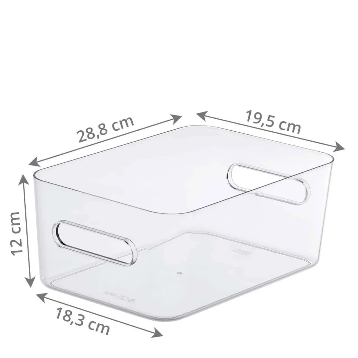 Bac de rangement transparent pour réfrigérateur M