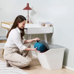 Bac superposable en plastique recyclé 37 litres