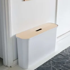 Banc coffre de rangement étroit