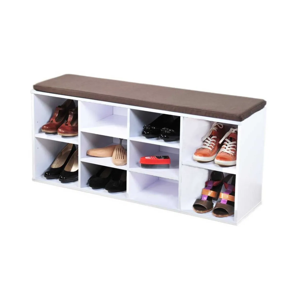 Banc de rangement pour chaussures