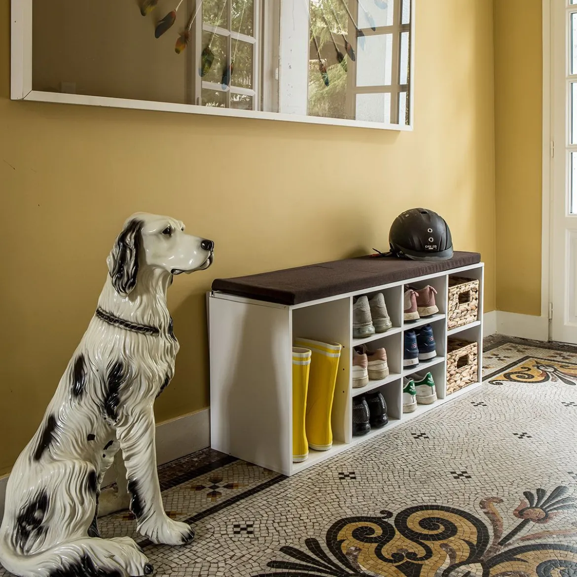 Banc de rangement pour chaussures