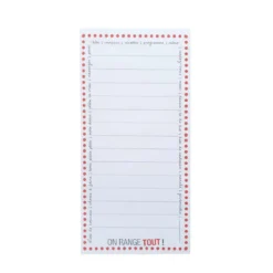 Bloc notes liste de course