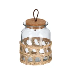 Bocal en verre au style naturel 1 litre