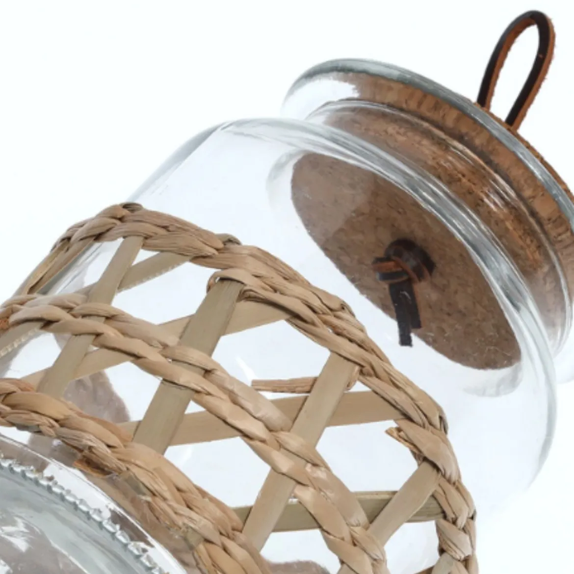 Bocal en verre au style naturel 1 litre