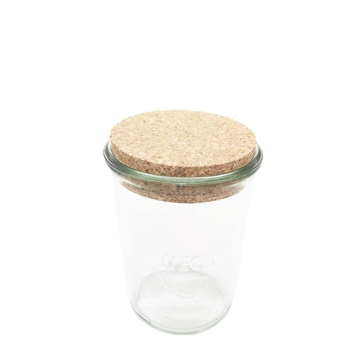 Bocal en verre avec bouchon de liège 900 ml