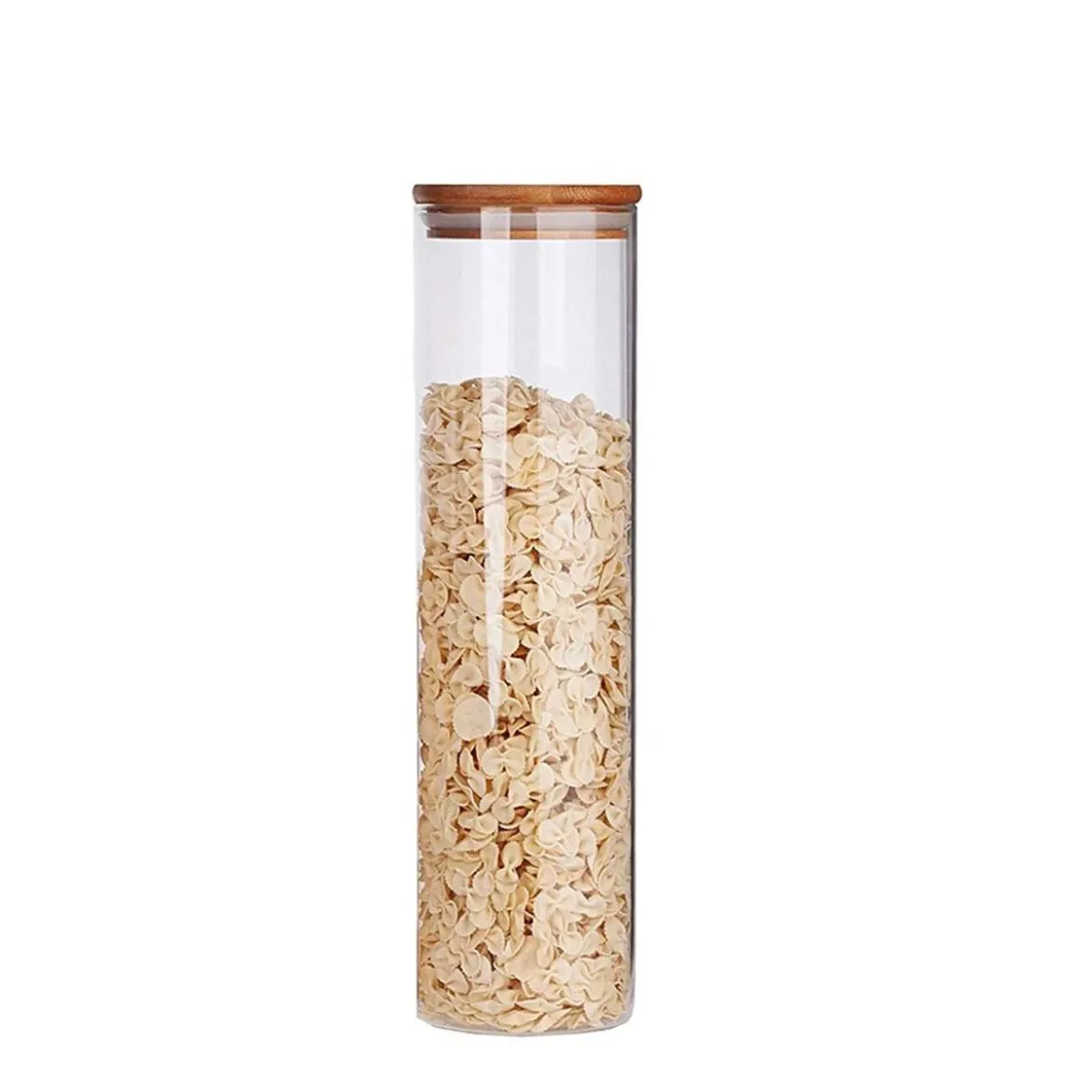 Bocal en verre et bois 1,8 litre