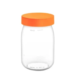 Bocal en verre 1 litre couvercle à vis