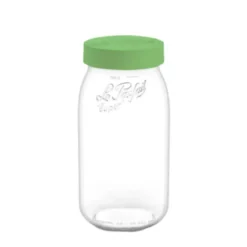 Bocal en verre 3L vert clair