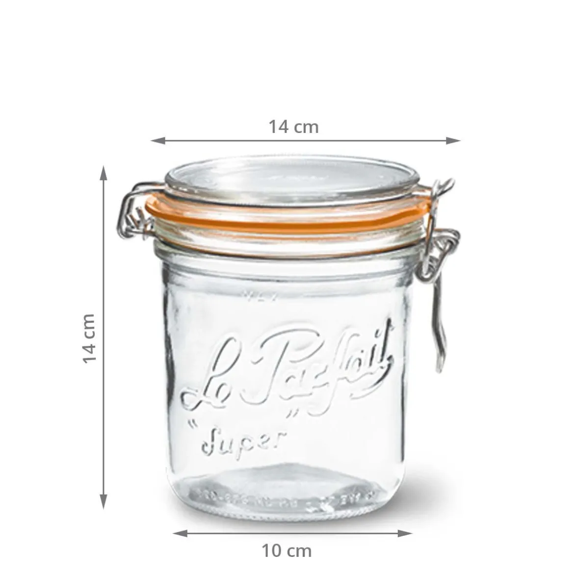 Bocal français en verre 750 ml