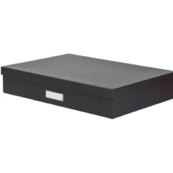 Boîte A3 en carton gris anthracite