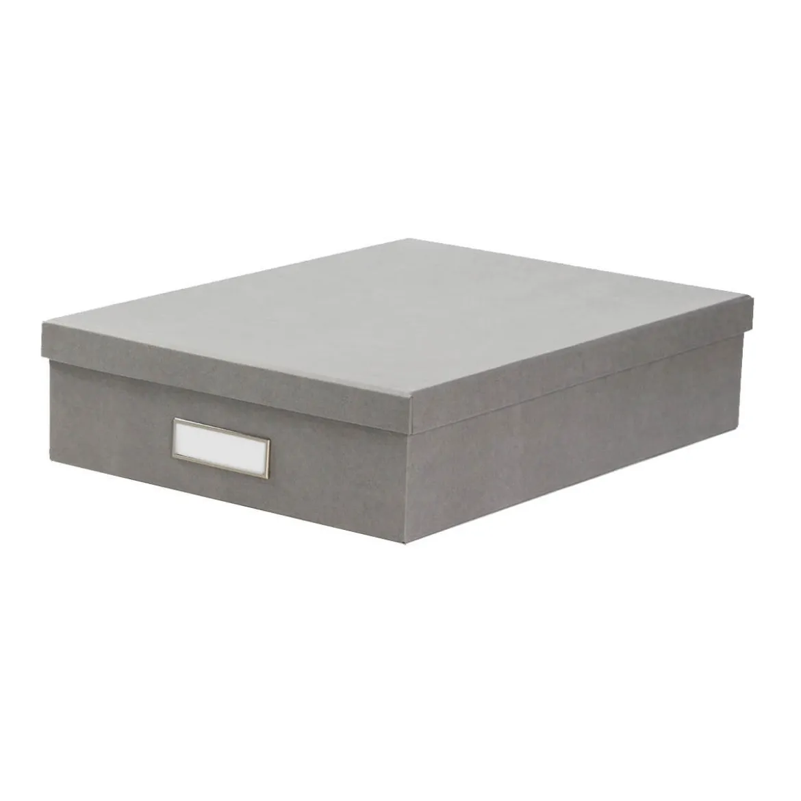 Boîte A3 en carton gris flanelle