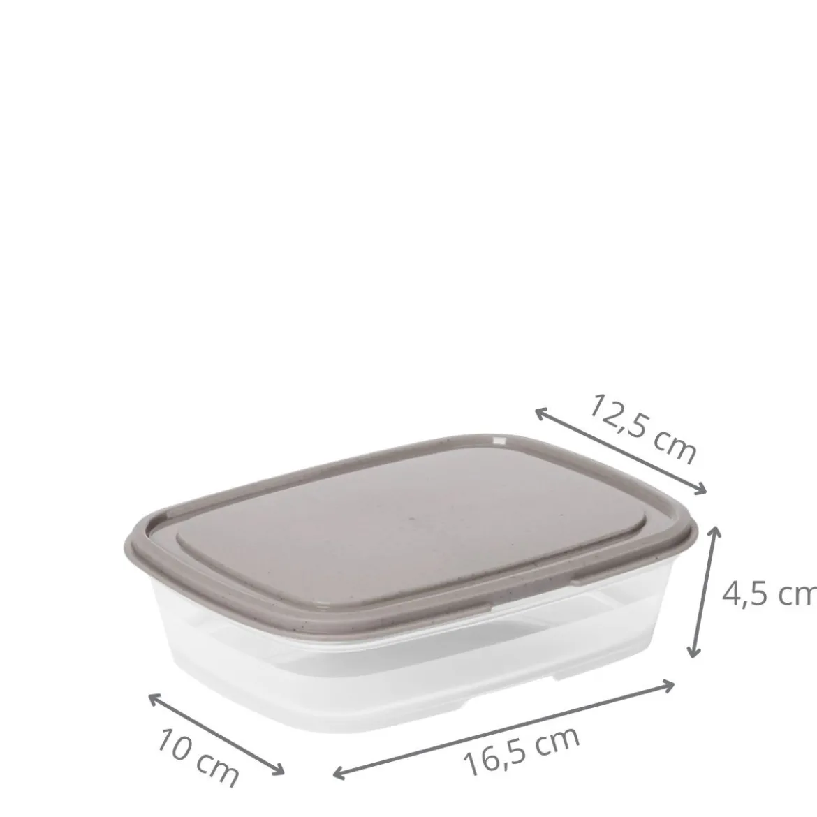 Boîte alimentaire en matériau recyclé et renouvelable 0,5 L