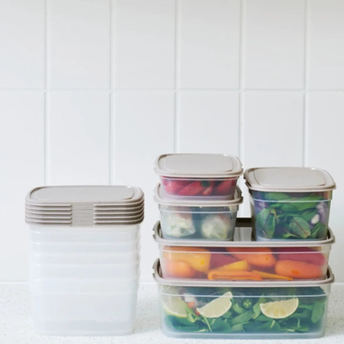 Boîte alimentaire en matériau recyclé et renouvelable 0,5 L