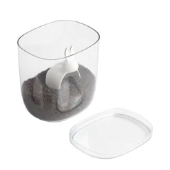 Boîte alimentaire transparente avec cuillère mesure 3,5L