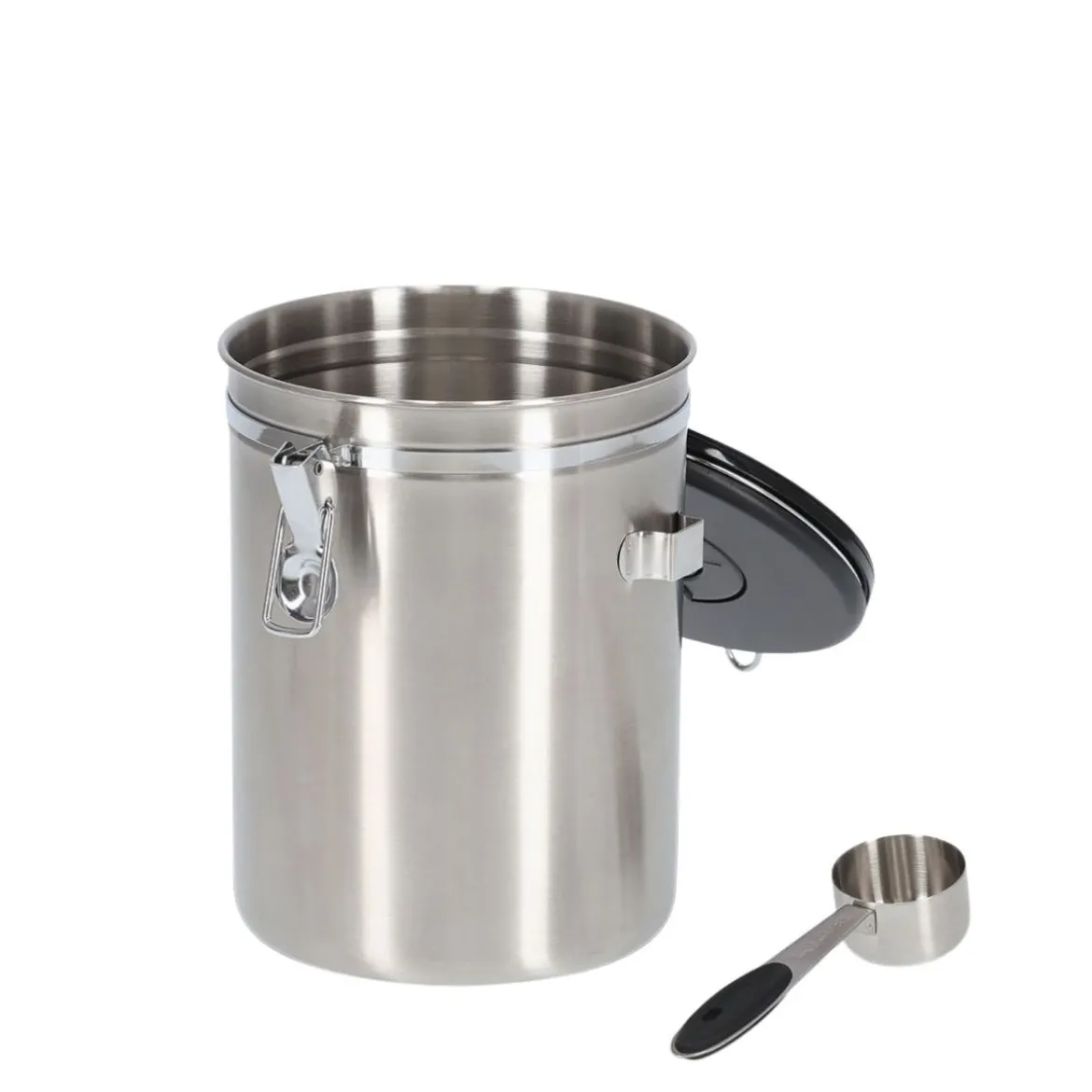 Boîte à café en inox avec cuillère 1,7 litres