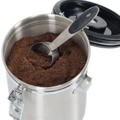 Boîte à café en inox avec cuillère 1,7 litres