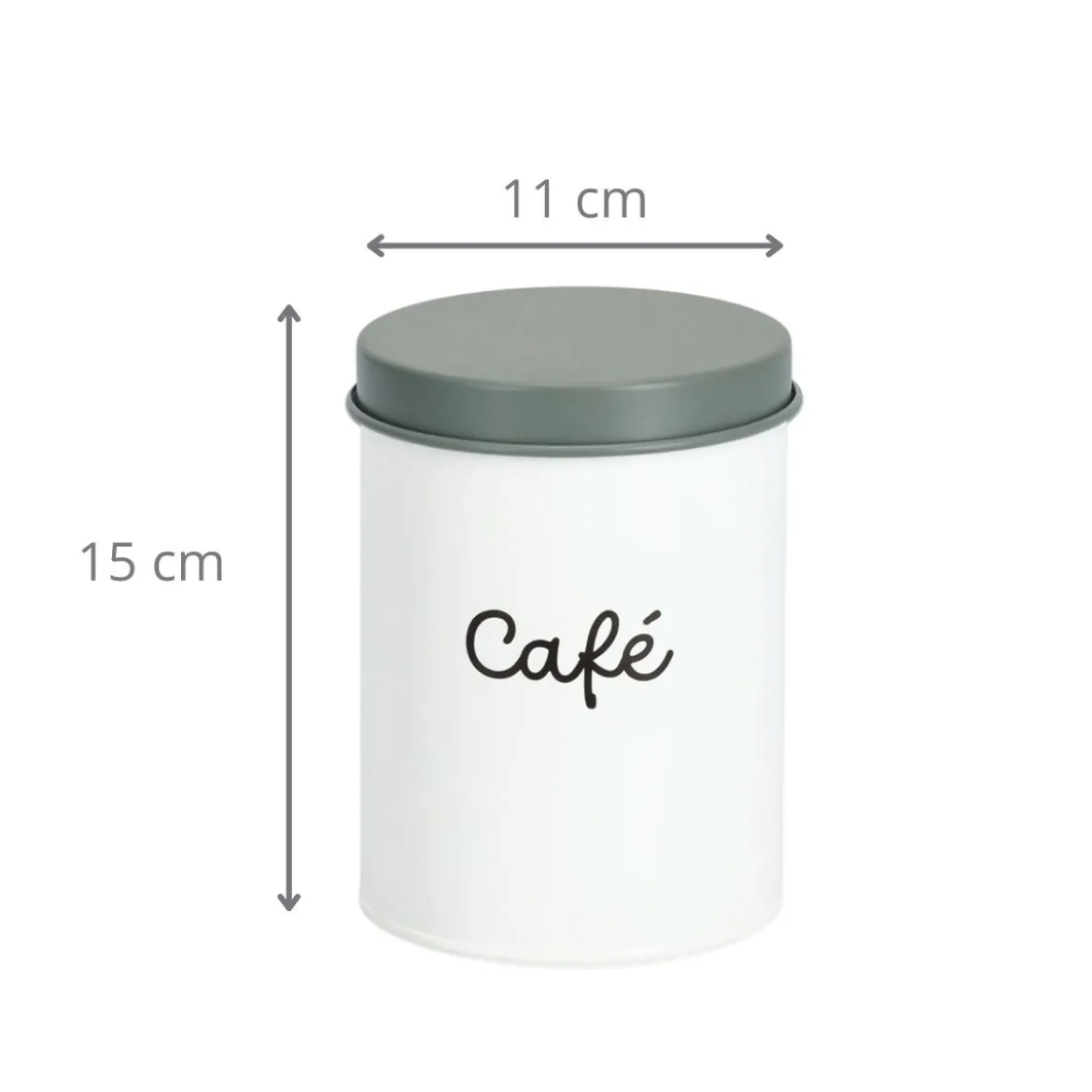 Boîte à café en métal