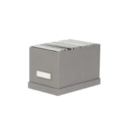 Boîte à CD en carton gris flanelle