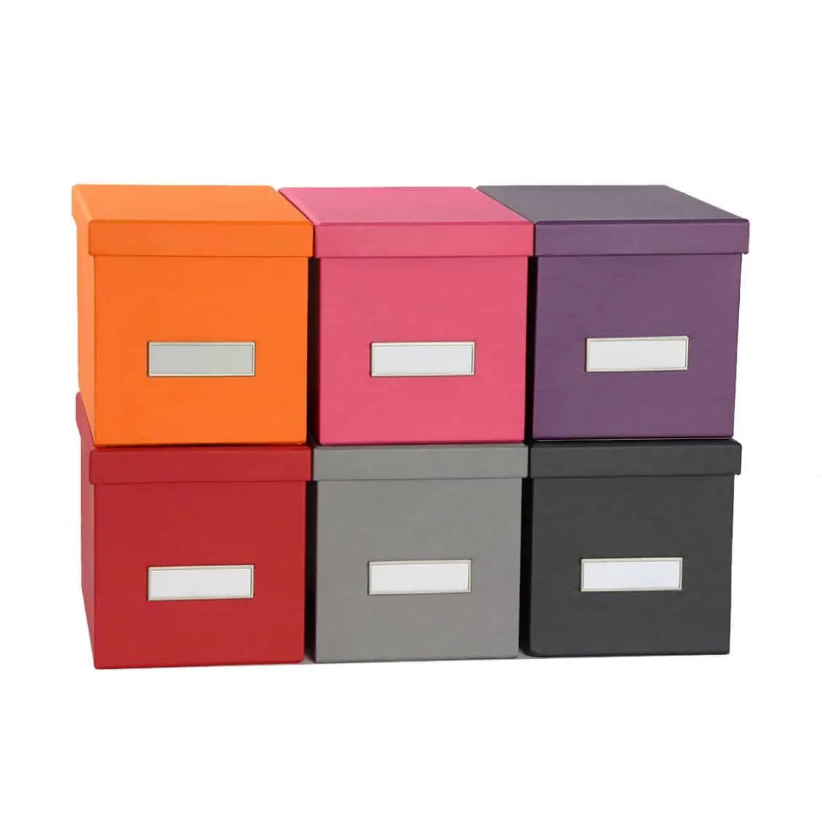 Boîte à CD en carton gris flanelle