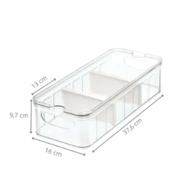Boîte 3 compartiments pour fruits et légumes