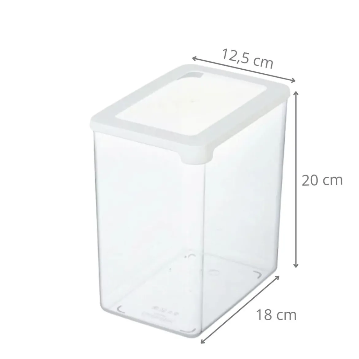 Boîte de conservation alimentaire transparente 3,5 litres