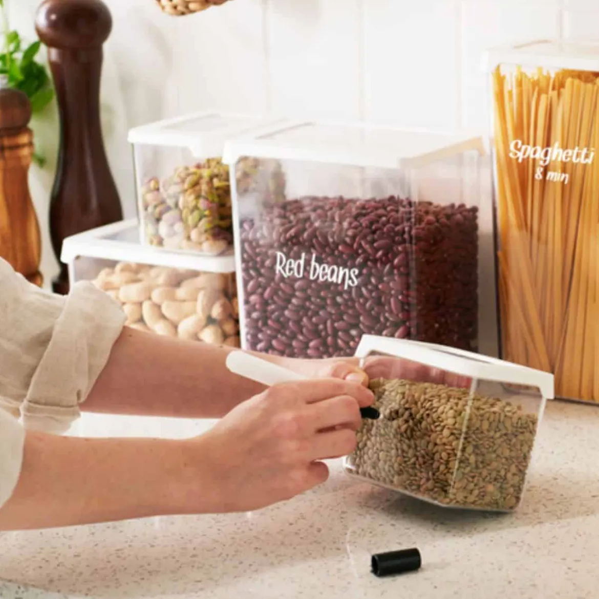 Boîte de conservation alimentaire transparente 3,5 litres