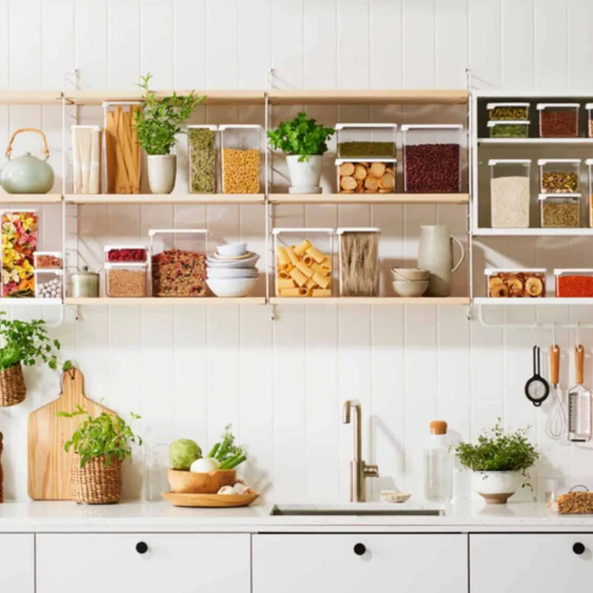 Boîte de rangement alimentaire haute 2,25 litres