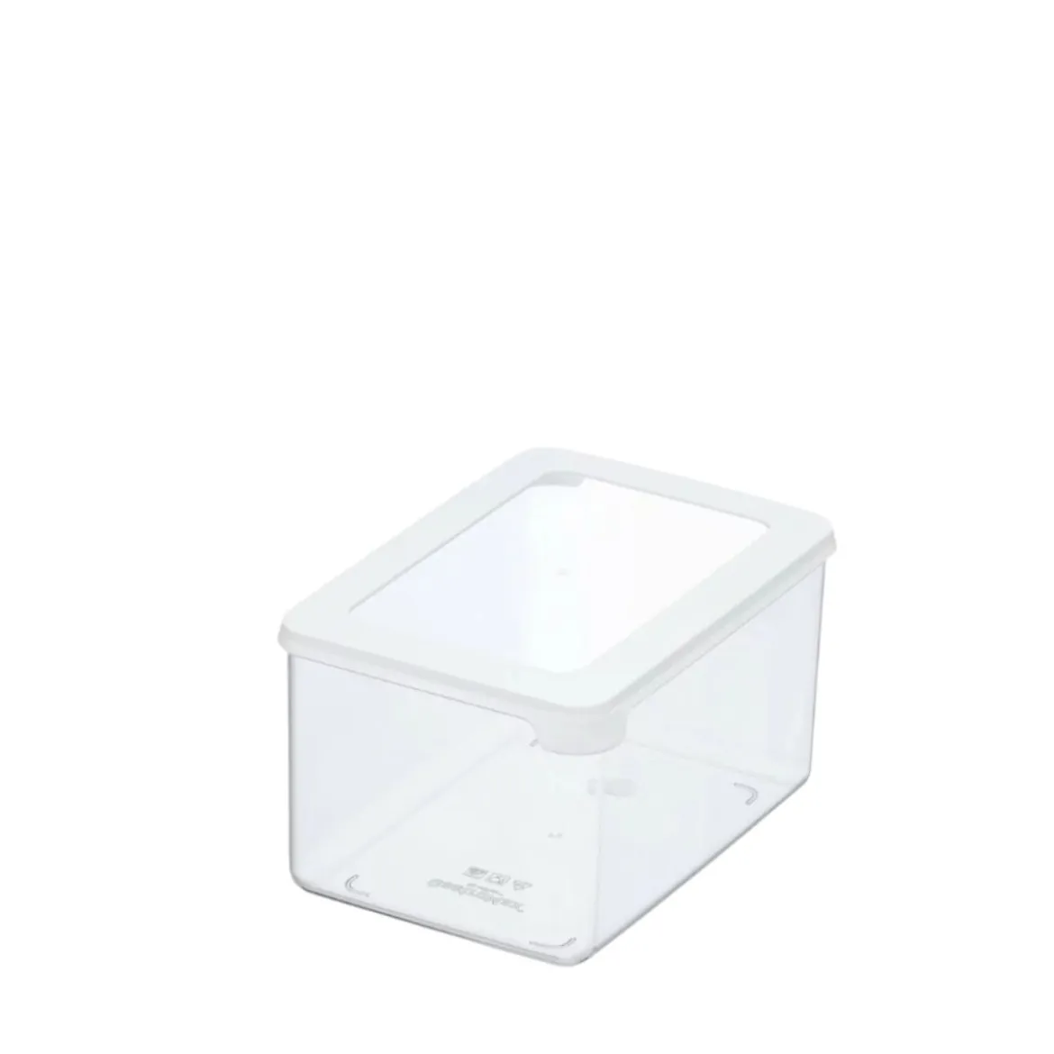 Boîte de rangement alimentaire empilable en plastique 1,65 litres