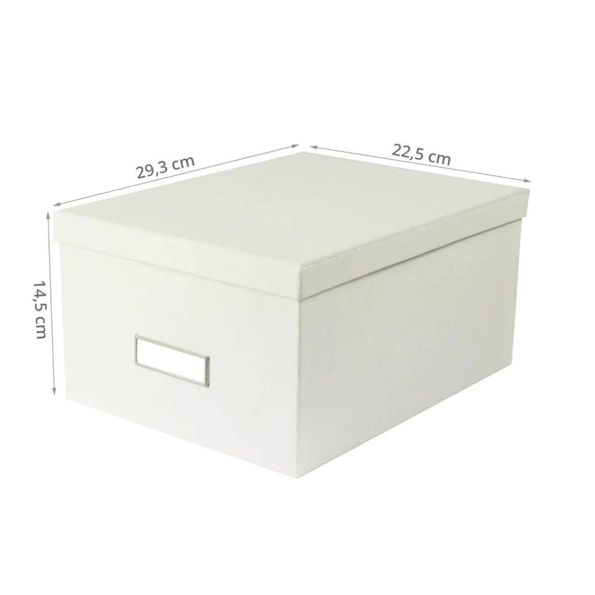Boîte de rangement blanche