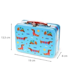 Boîte de rangement en métal pour enfant