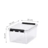 Boîte de rangement en plastique 8 litres