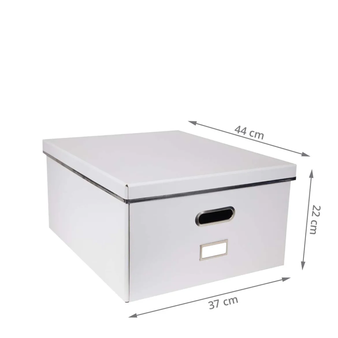 Boîte de stockage en carton avec poignée