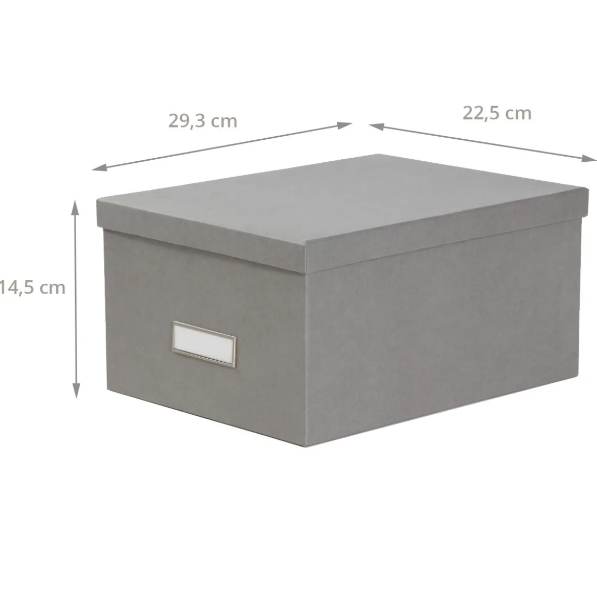 Boîte à DVD en carton gris flanelle