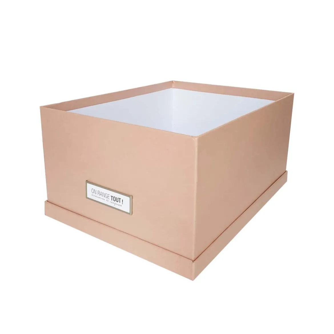 Boîte à DVD en carton rose poudré