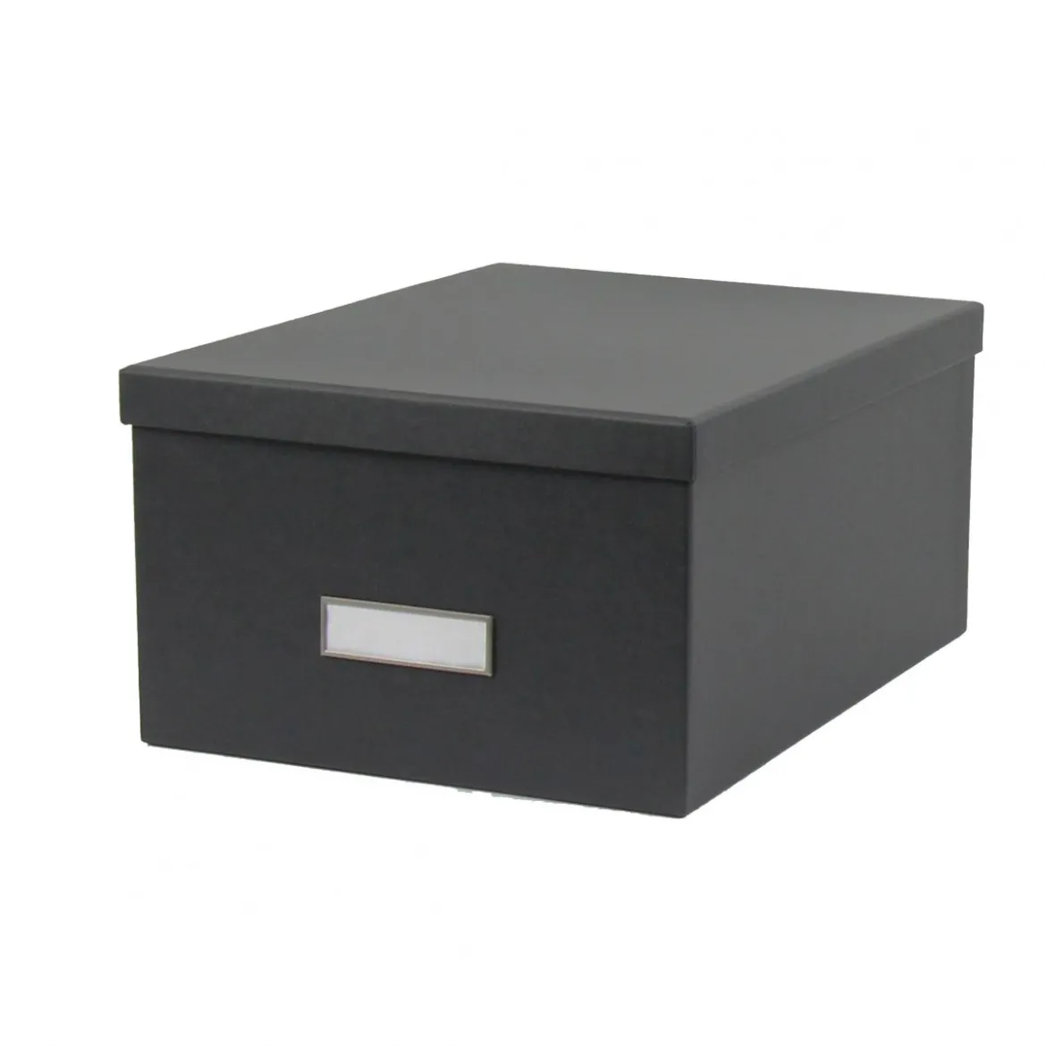 Boîte en carton gris anthracite