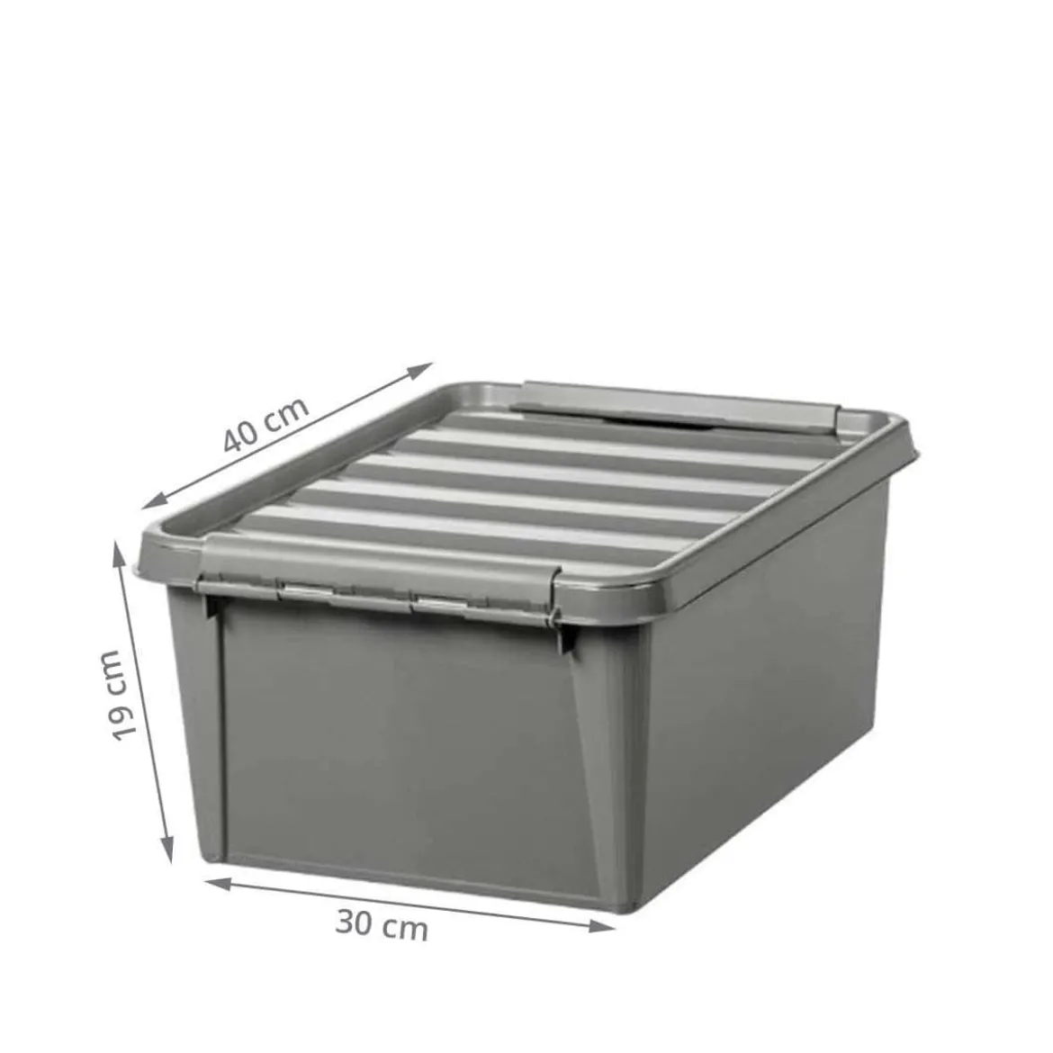 Boîte en plastique recyclé