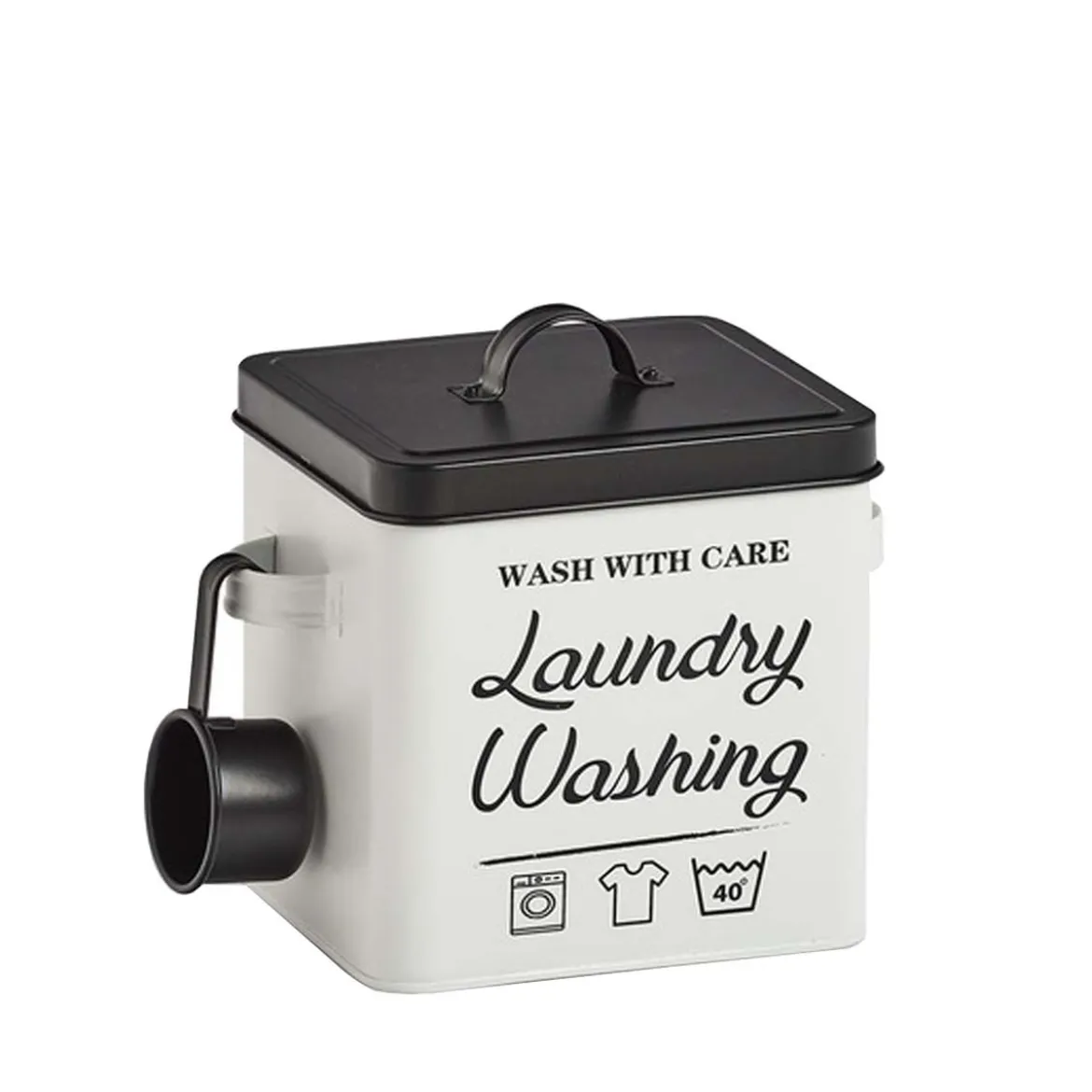 Boîte à lessive en métal