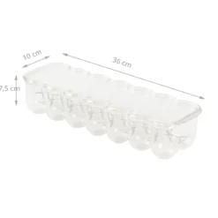 Boîte à 14 oeufs en plastique transparent
