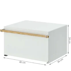 Boîte à pain placard blanc