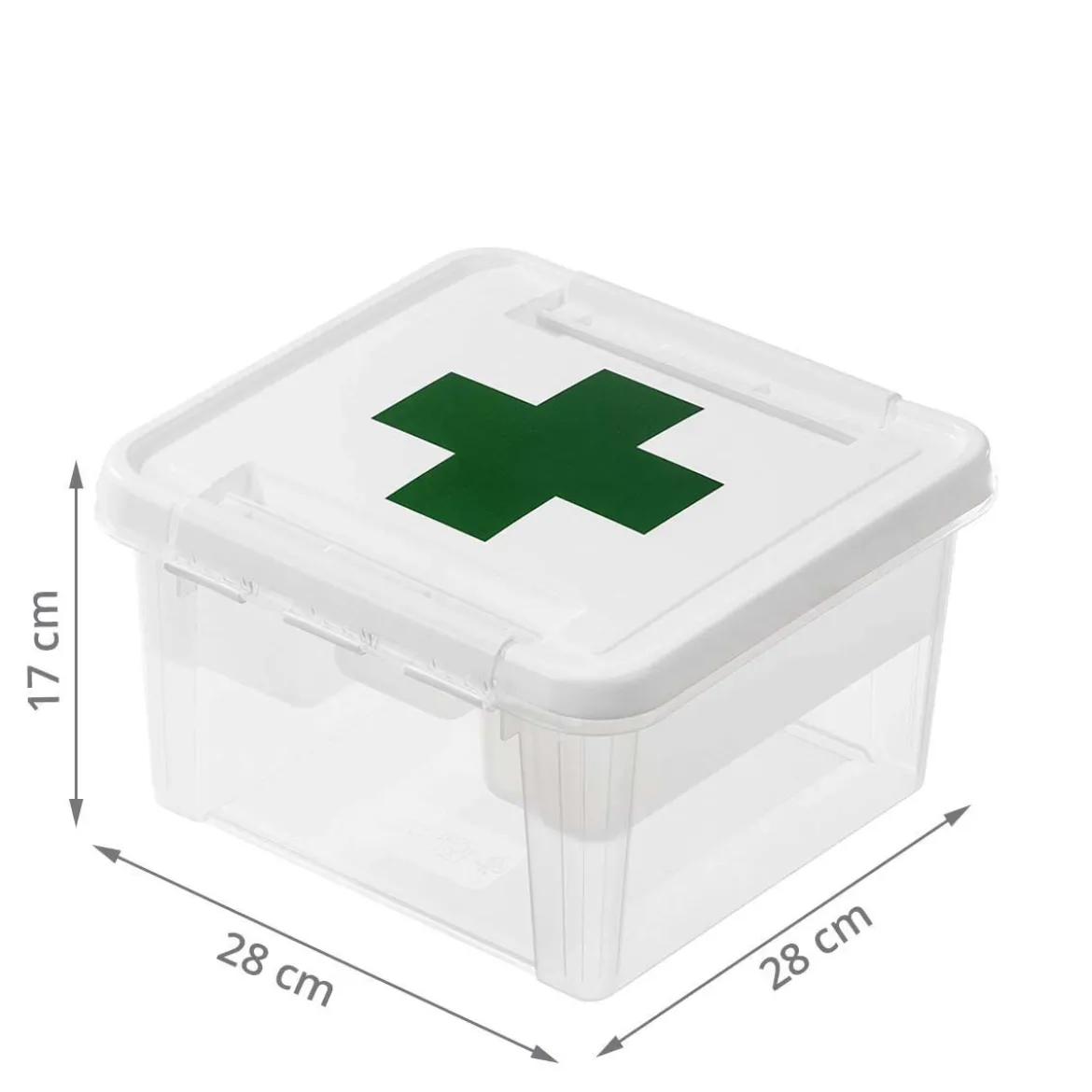 Boîte à pharmacie en plastique