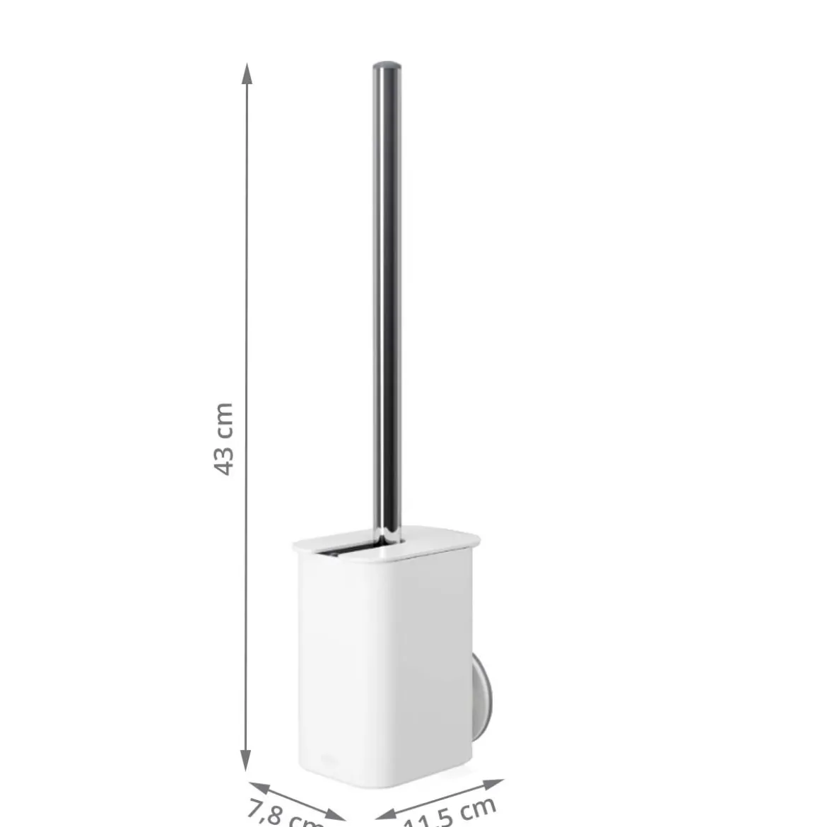 Brosse de toilette murale