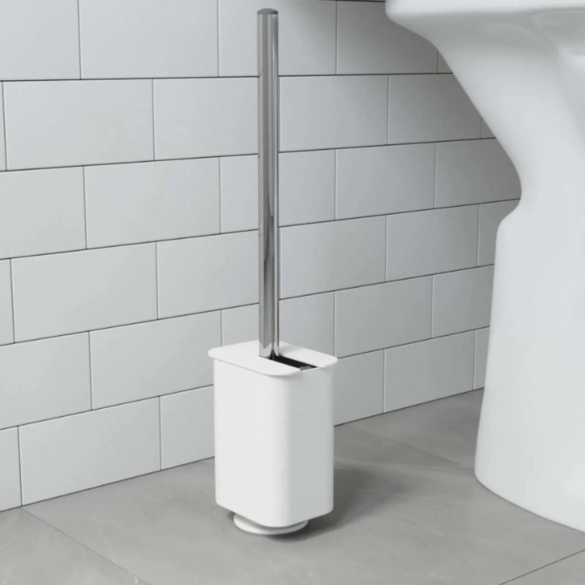 Brosse de toilette murale