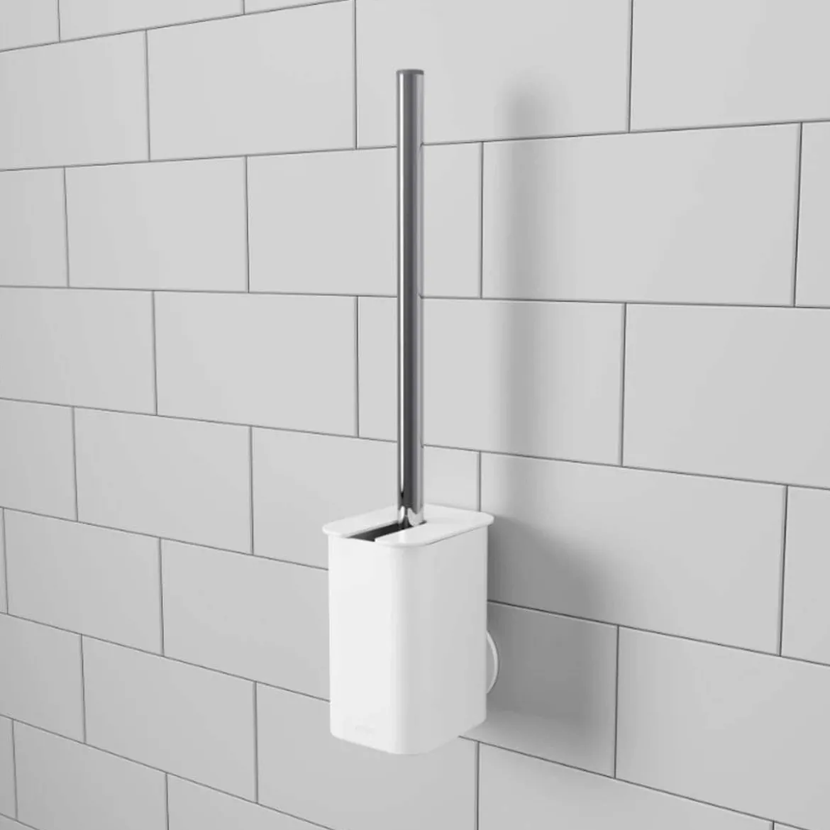 Brosse de toilette murale