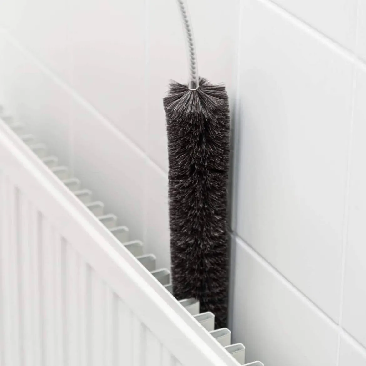 Brosse à radiateur en poils de chèvre - 50 cm