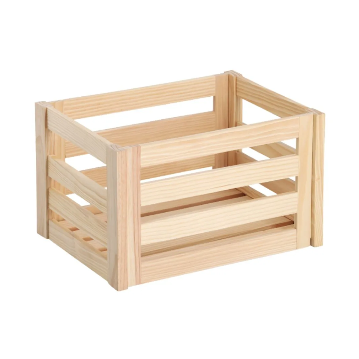 Caisse de rangement démontable en pin (L)